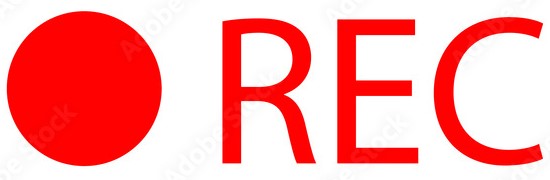 Icône d'enregistrement de la caméra'